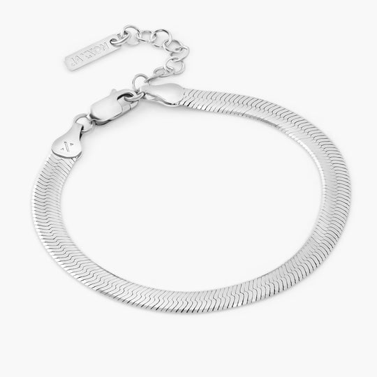 JAXXON Heritage Charm Silver Bracelet | 7.5/8.5