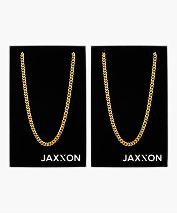 His and Hers Cuban 5mm Chain Set - Gold