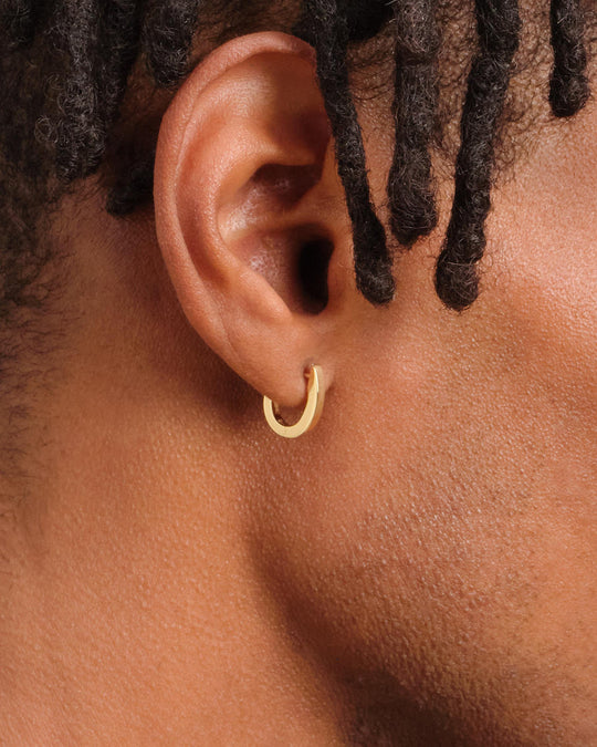 Huggie Earrings - Gold - Image 2/2