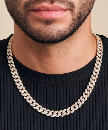 Iced Out Cuban Link Chain - 10mm