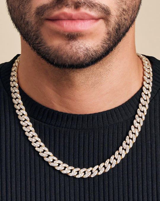 Iced Out Cuban Link Chain  10mm - Image 2/7