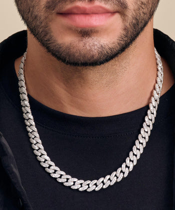 Iced Out Cuban Link Chain - 10mm