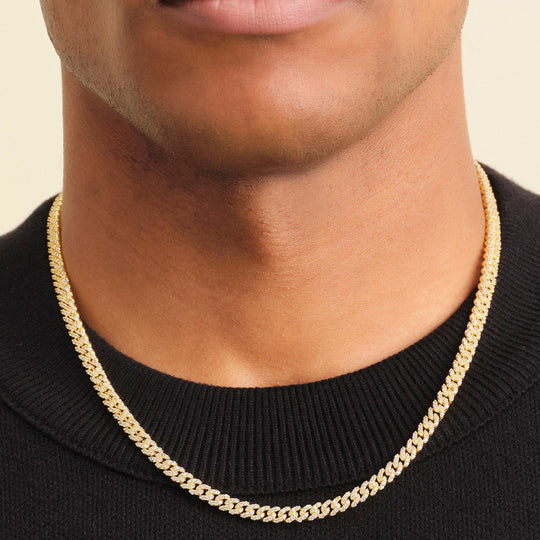 Iced Out Cuban Link Chain - 5mm - Image 2/2