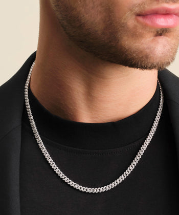 Iced Out Cuban Link Chain - 5mm