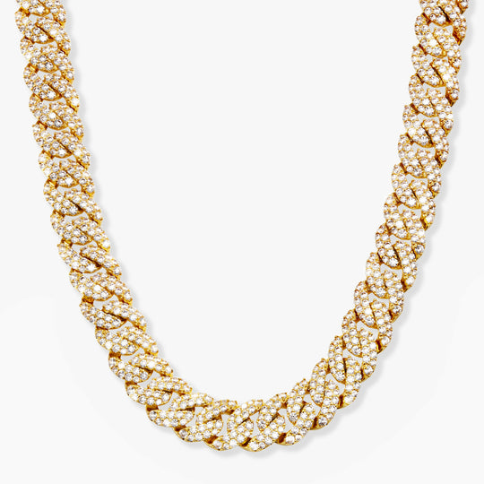 Iced Out Cuban Link Chain - 10mm - Image 2/2