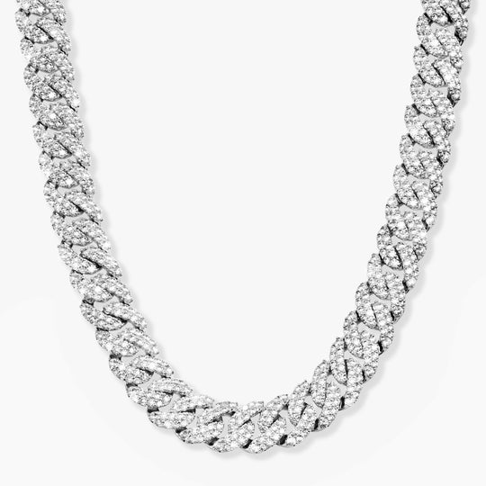 Iced Out Cuban Link Chain - 10mm - Image 1/2