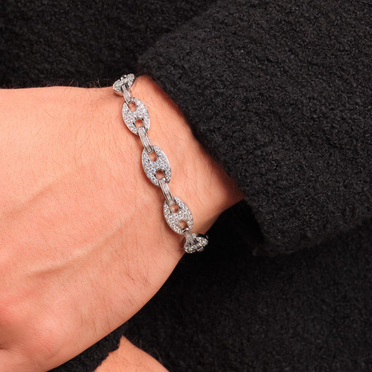 Iced Out Mariner Bracelet - Image 2/2