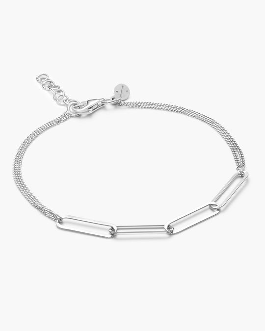 Women's Multi Link Chain Bracelet  1mm - Image 1/6