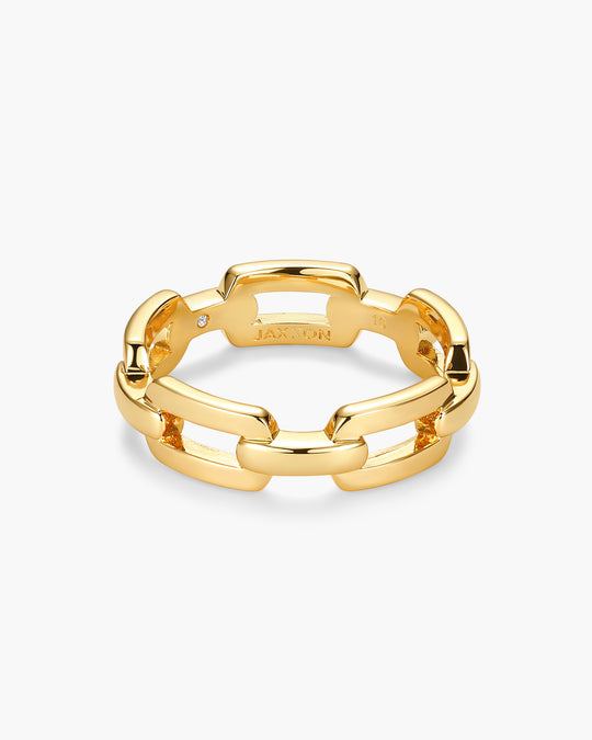 Paperclip Ring - Gold - Image 1/2