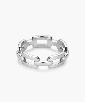 Women's Paperclip Ring - Silver