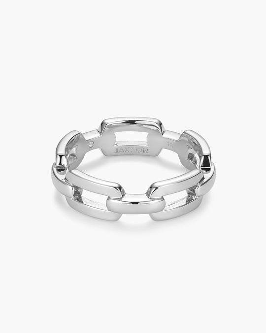 Women's Paperclip Ring - Silver - Image 1/2