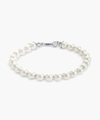 Pearl Rondelle Bracelet - 6mm