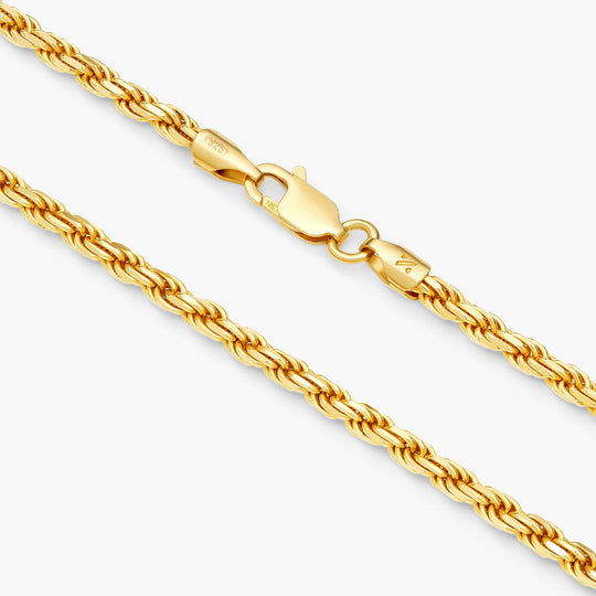 JAXXON 4mm Rope Gold Chain | 26