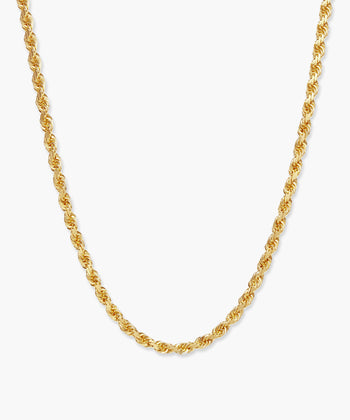 Picture of Solid Gold Rope Chain - 2mm