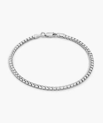 Round Box Bracelet - 2.5mm