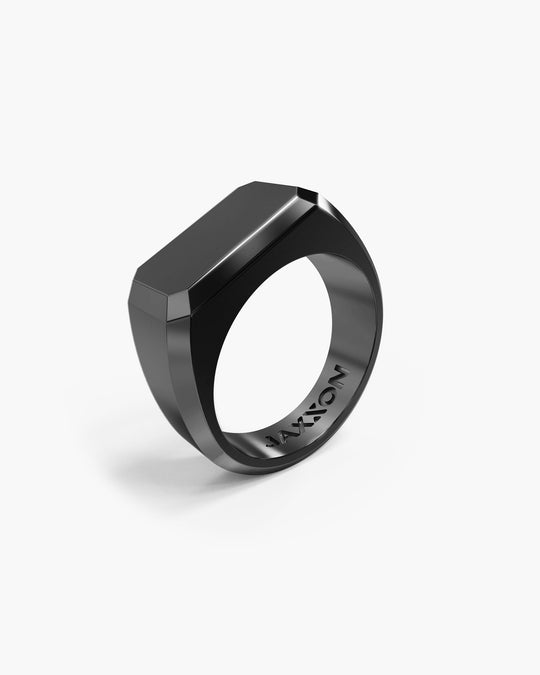 Signet Ring - Black - Image 1/2