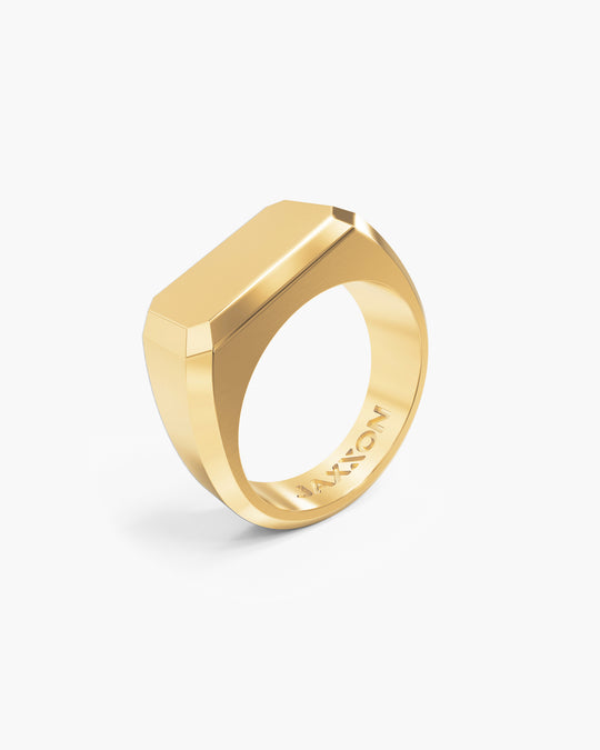 Signet Ring - Gold - Image 1/2
