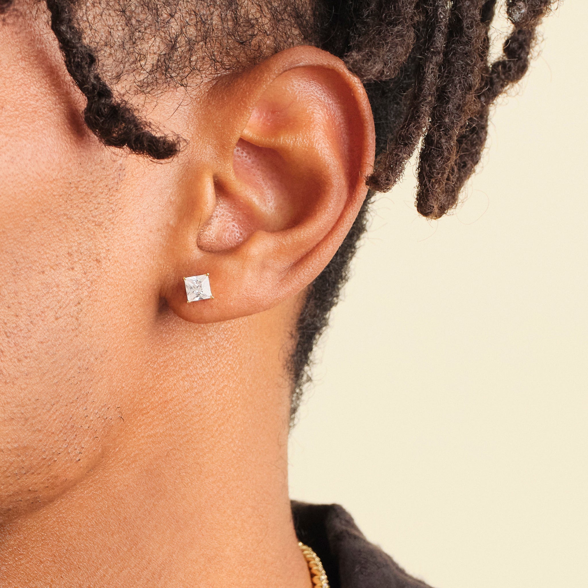 Classic Stud Earring - Men's Gold Studs - JAXXON