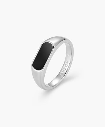 Stadium Signet Ring - Silver