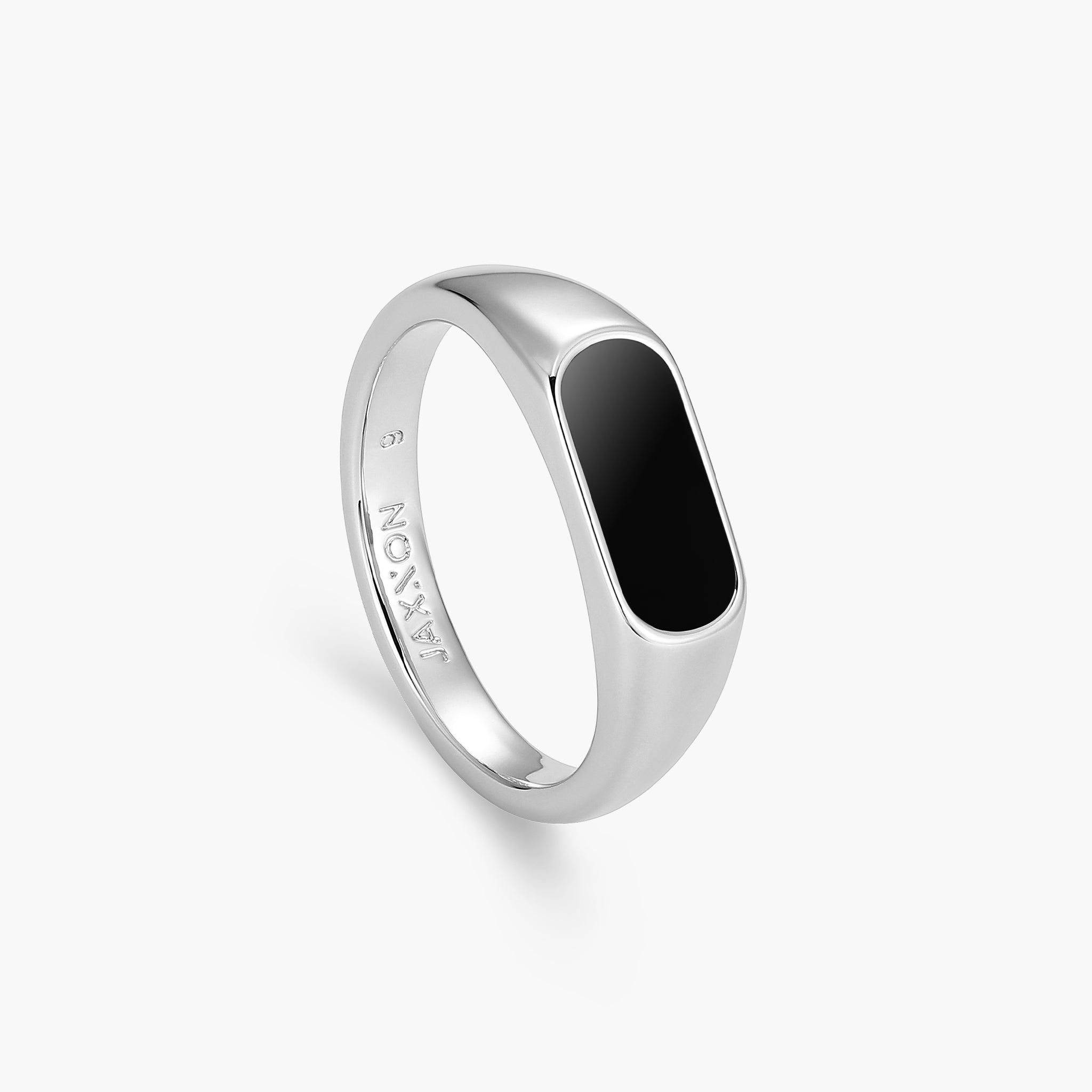 JAXXON Silver Signet Ring | Size 10