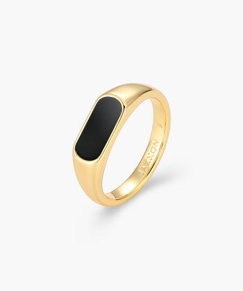 Stadium Signet Ring - Gold