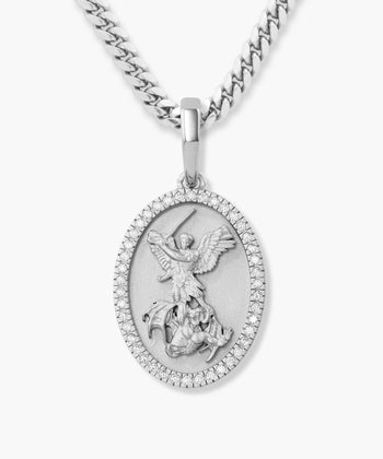 Picture of Studded St. Michael Pendant
