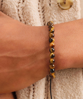 Picture of Tiger's Eye Beaded Bracelet