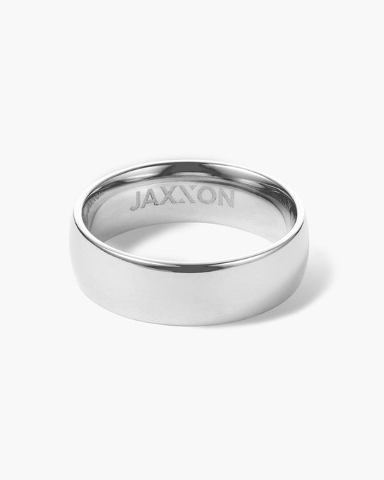 Traditional Tungsten Band - Silver - Image 1/2