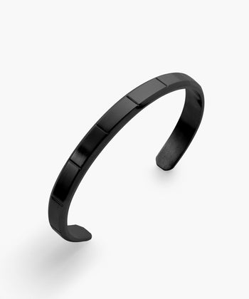 Wilshire Cuff Bracelet - Black