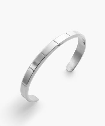 Wilshire Cuff Bracelet - Silver
