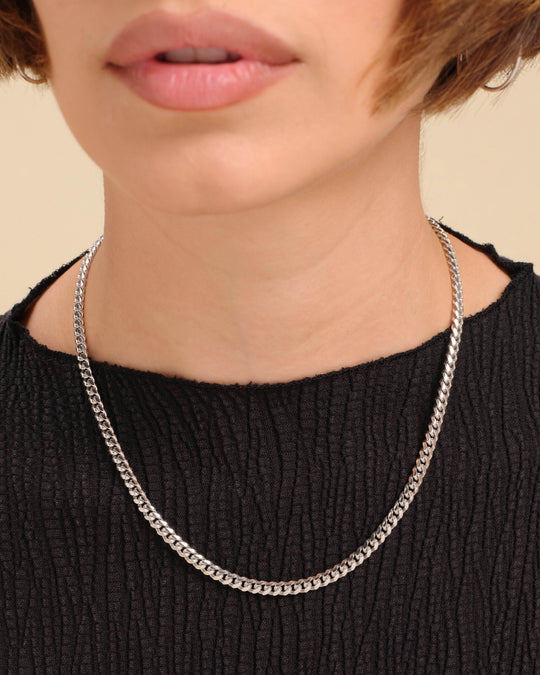 Women's Cuban Link Chain - 5mm - Image 2/2