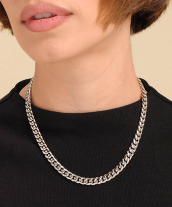 Picture of Women's Cuban Link Chain - 7mm