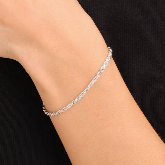 Women's Rope Bracelet - 3mm - Image 2/2