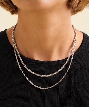 Women's Rope Chain Stack