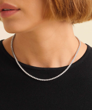 Picture of Women's Tennis Chain - Silver