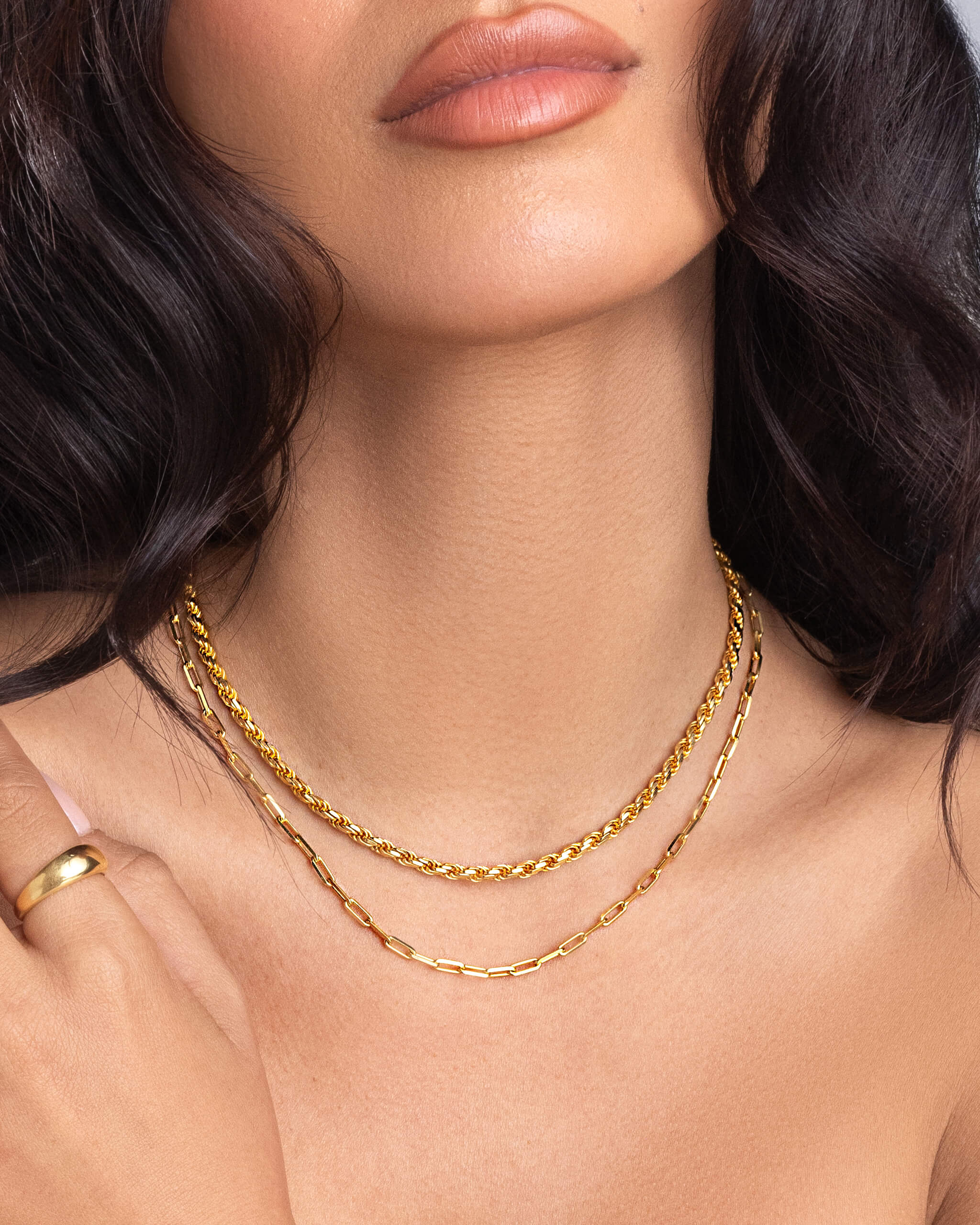 関税/送料込み【 JAXXON】ロープチェーン 4mm Rope Chain - 4mm - Men's Gold Rope Chain - JAXXON