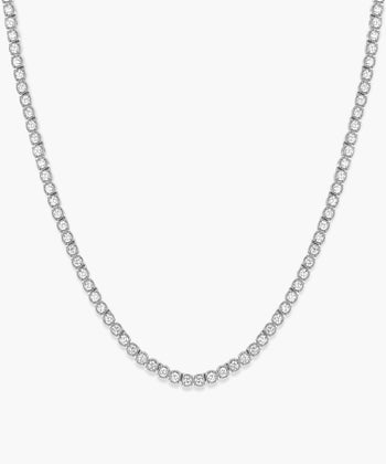 Women's Tennis Chain - Silver