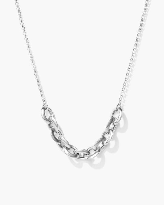Women's Center Link Charm Chain  1mm - Image 1/7
