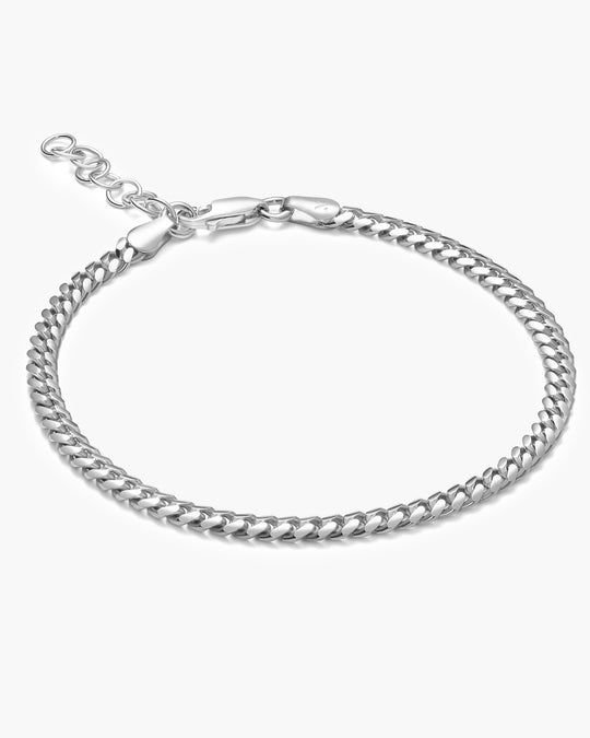 Women's Cuban Link Bracelet - 3mm - Image 1/2