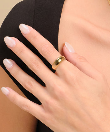 Women's Dome Ring - Gold
