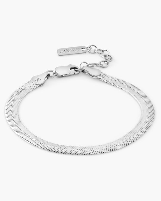 Women's Herringbone Chain Bracelet - 5mm - Image 1/2