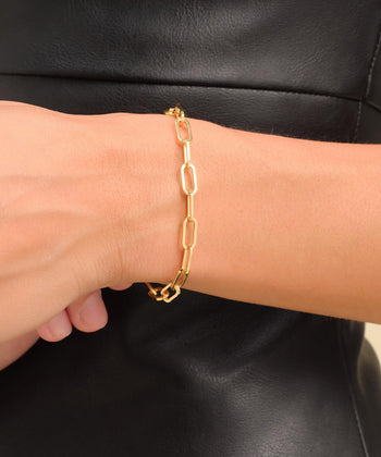 Women's Paperclip Chain Bracelet - 5mm