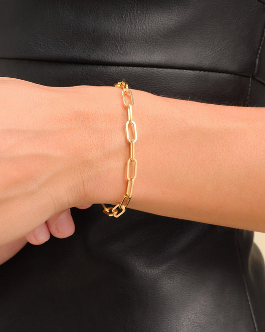 Women's Paperclip Chain Bracelet - 5mm - Image 2/2