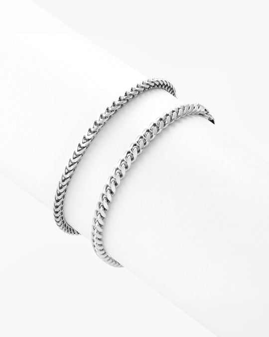 Cuban + Franco Bracelet Stack - Image 1/2