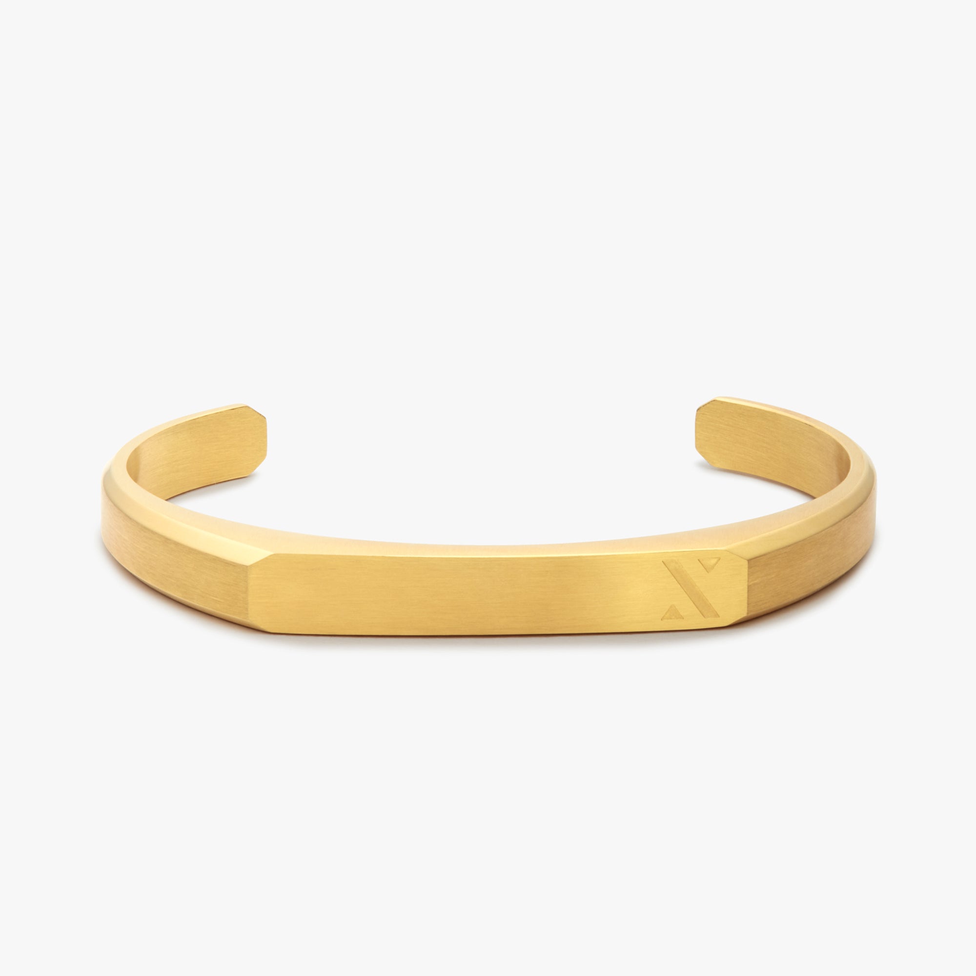 JAXXON Gold Wilshire Cuff Bracelet | Size Large/XL