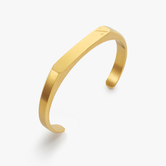 JAXXON Gold Wilshire Cuff Bracelet | Size Large/XL