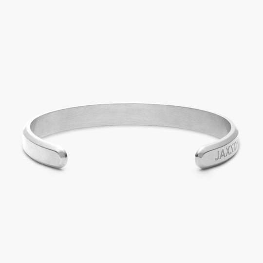 JAXXON Silver Avenue Cuff Bracelet | Size Large/XL