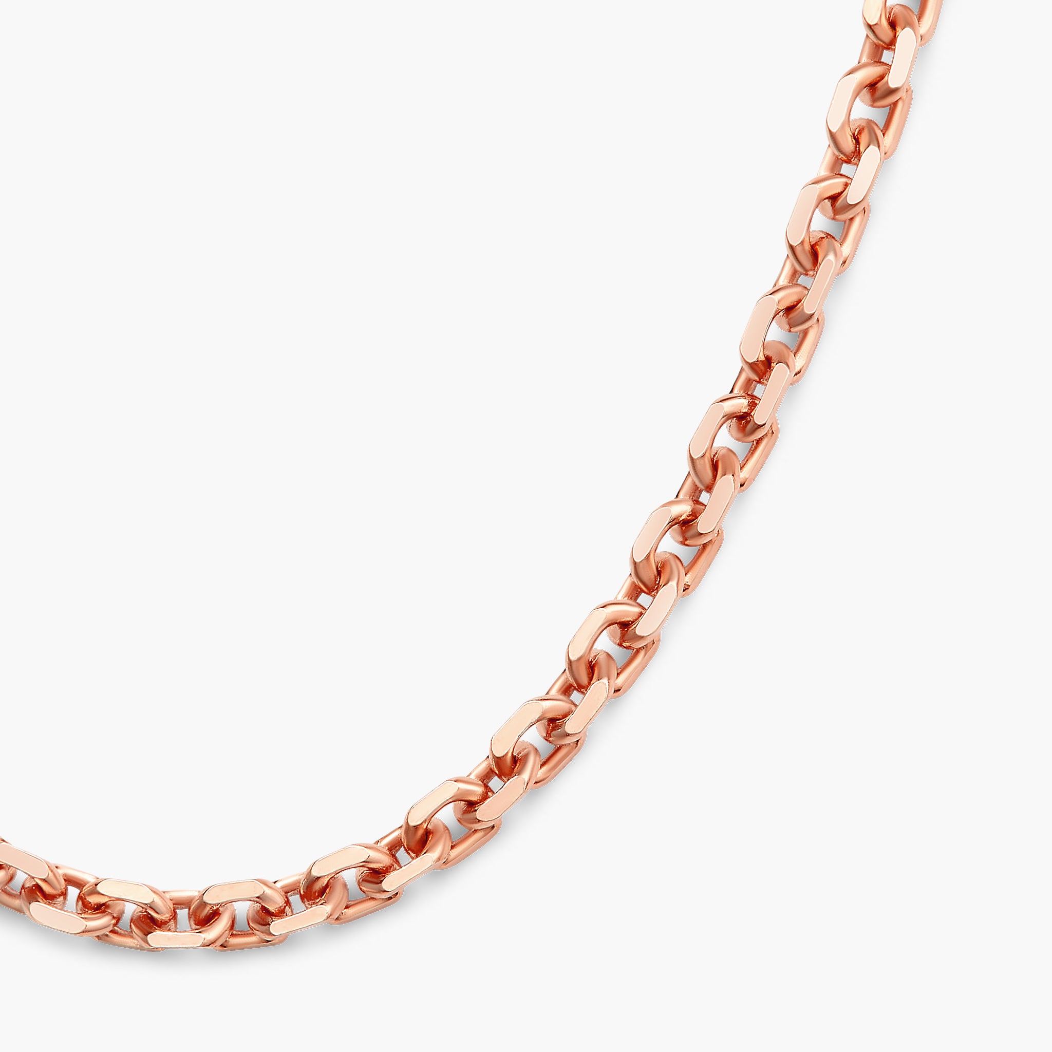 JAXXON 2mm Cable Rose Gold Chain | 24