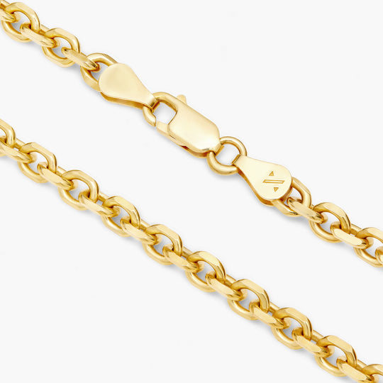 JAXXON 6mm Cable Gold Bracelet