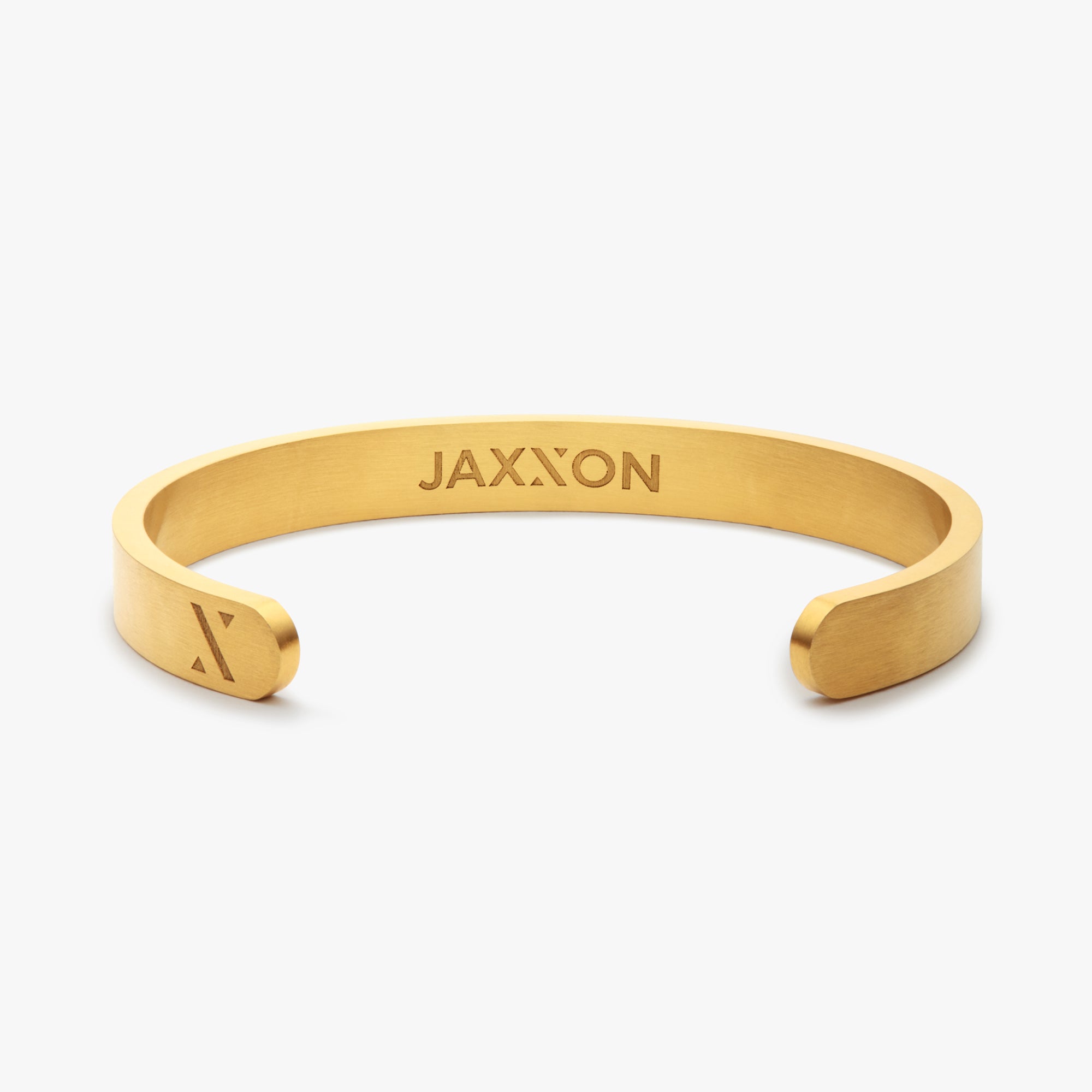 Classic Cuff Bracelet - Men's Gold Cuff - JAXXON